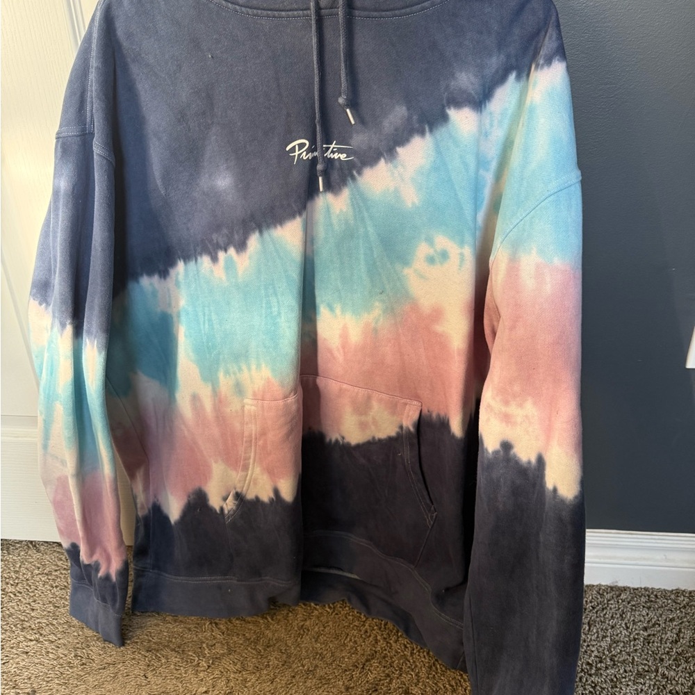 Primitive Navy Blue Fleece Hoodie